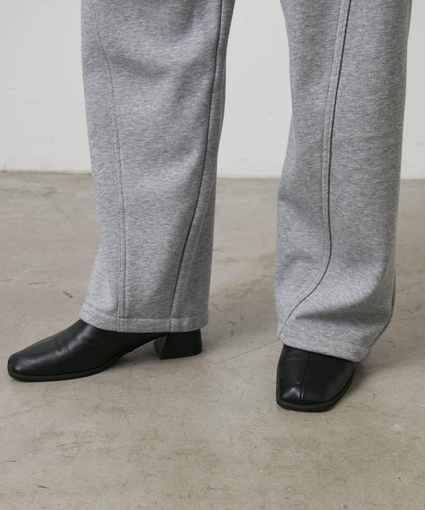 內刷毛抓絨拼接休閒褲