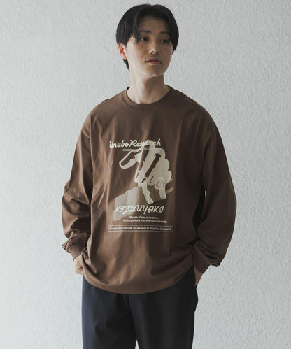 鳥貴族×UR UnuboResearch 長袖T恤 B