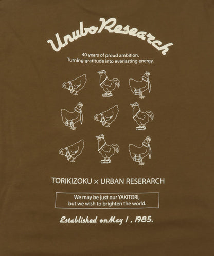 鳥貴族×UR UnuboResearch 短袖T恤 A