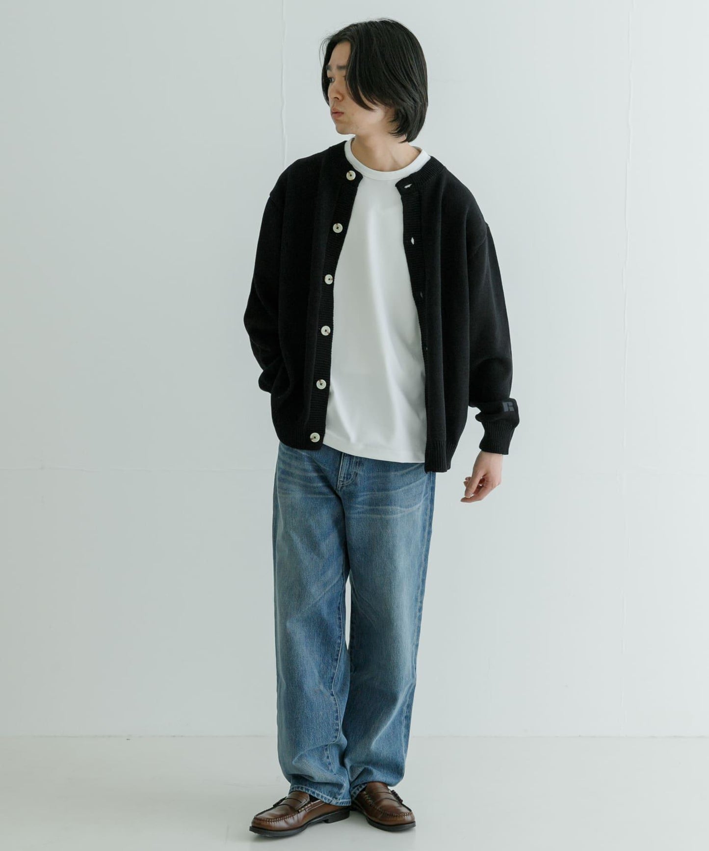 『聯名』RUSSELL ATHLETIC×UR 圓領開衫