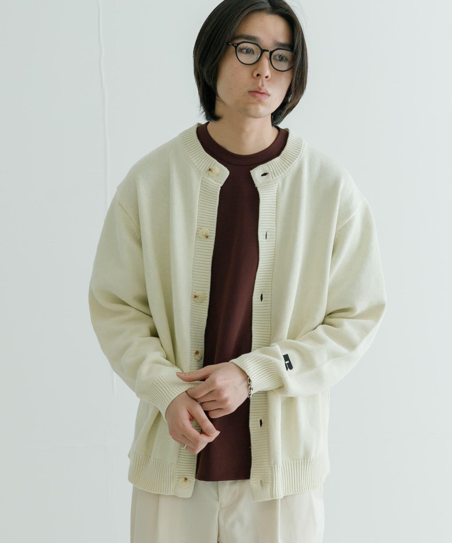 『聯名』RUSSELL ATHLETIC×UR 圓領開衫