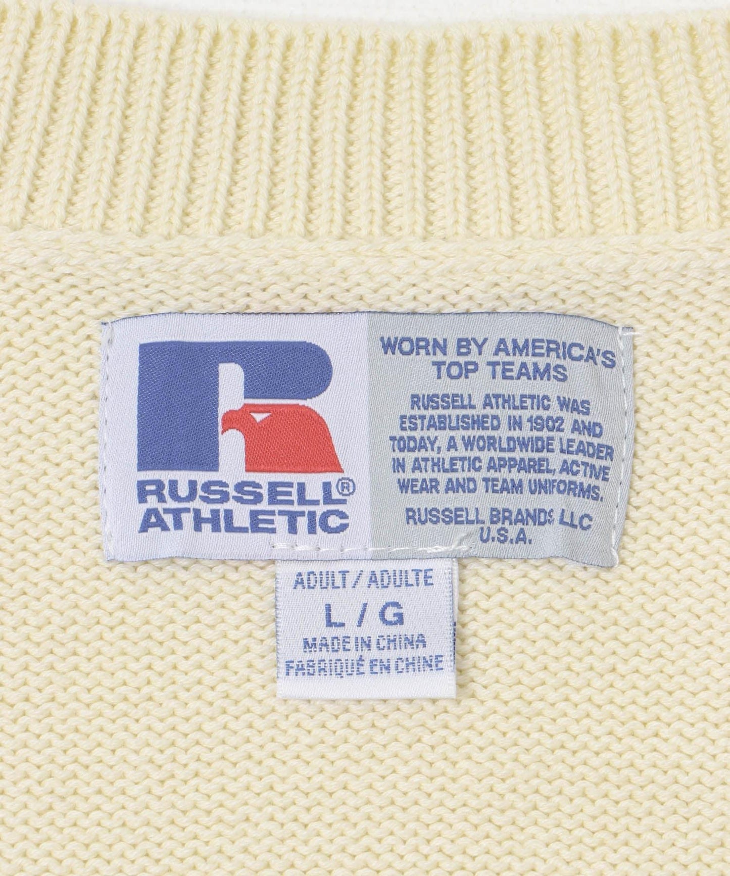『聯名』RUSSELL ATHLETIC×UR 圓領開衫