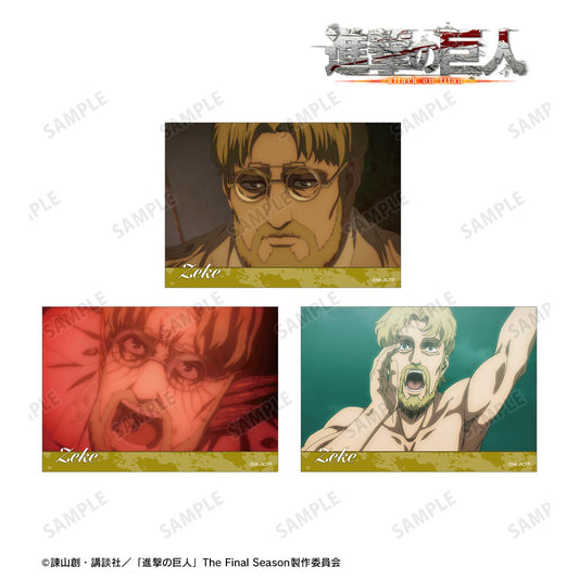 《進擊的巨人》_吉克 場景寫實寫真3枚套裝