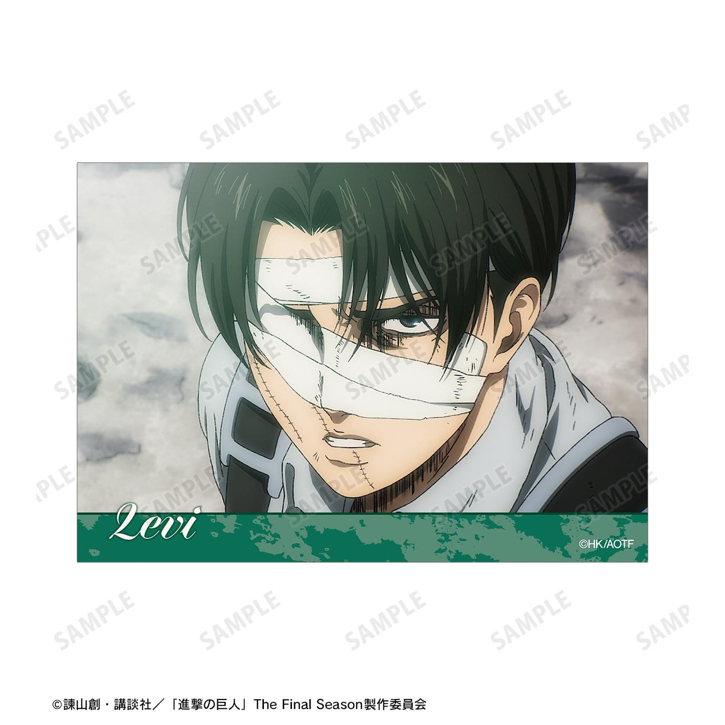 《進擊的巨人》利威爾 場景寫實照片3枚套裝 vol.2