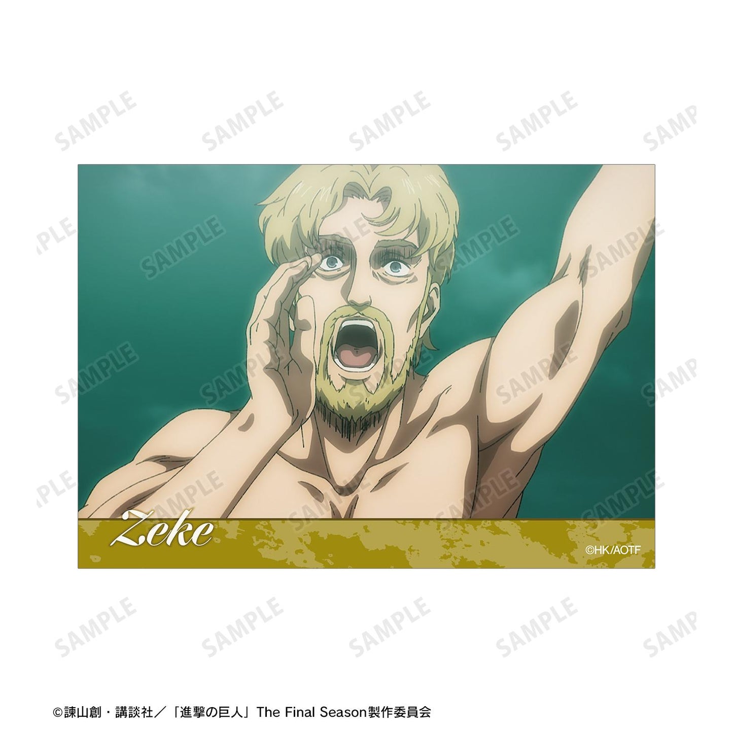 《進擊的巨人》_吉克 場景寫實寫真3枚套裝