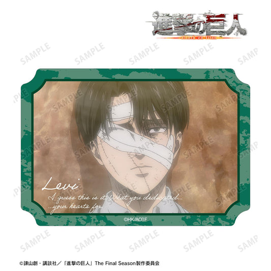 《進擊的巨人》利威爾 場景寫實異形剪裁貼紙 vol.3