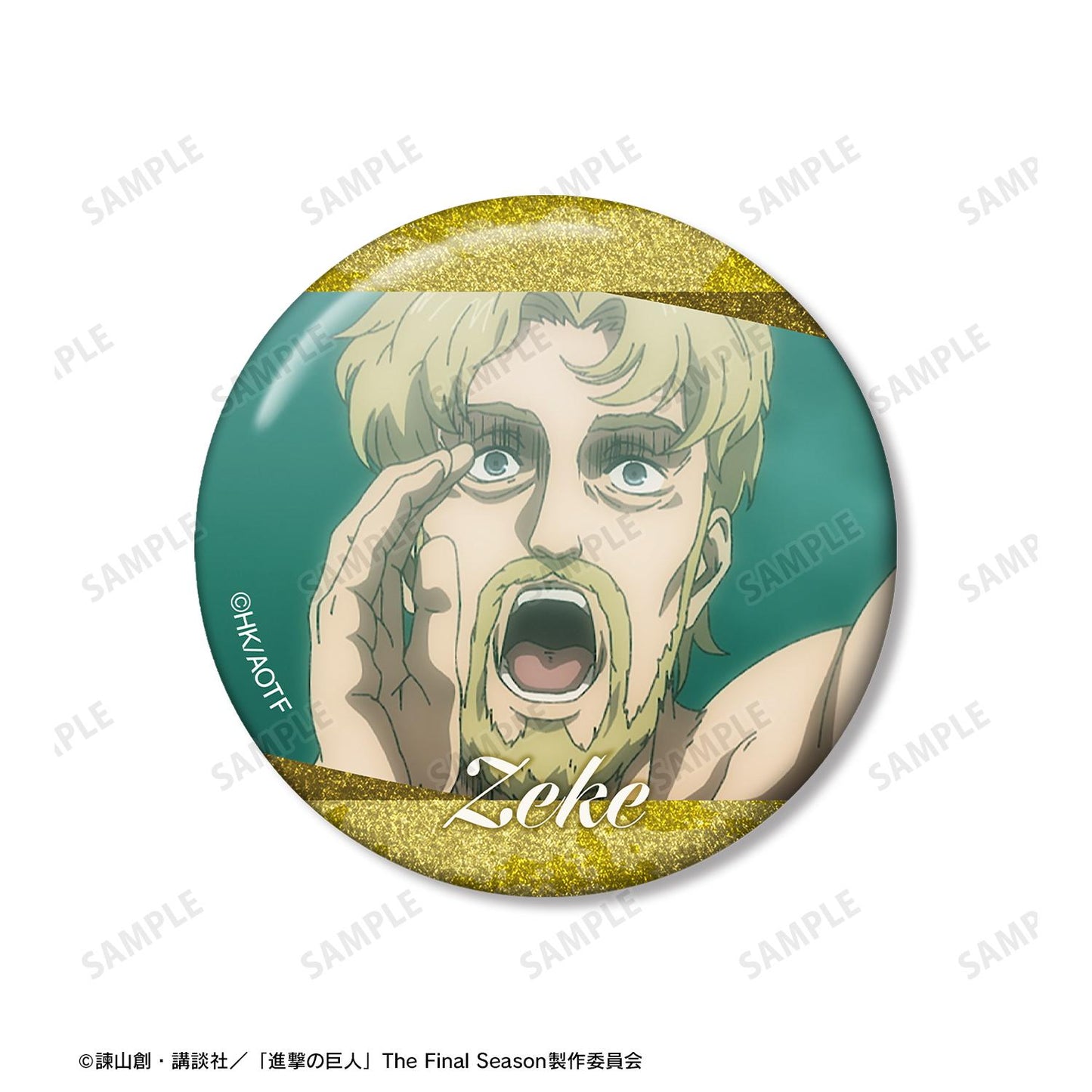 《進擊的巨人》_吉克 場景寫閃粉徽章3個套裝