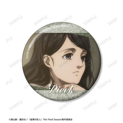 《進擊的巨人》_皮克 場景寫實亮片徽章3個套裝