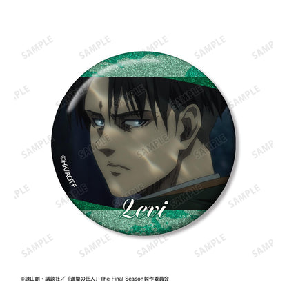 《進擊的巨人》利威爾 場景寫實亮片徽章3個套裝