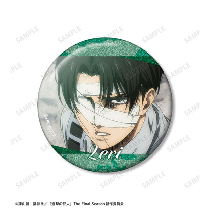 《進擊的巨人》利威爾 場景寫實亮片徽章3個套裝