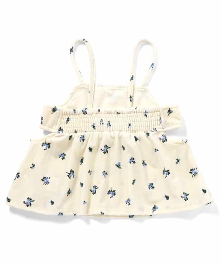 天鵝絨側開式吊帶上衣