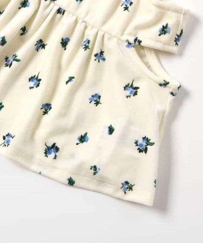 天鵝絨側開式吊帶上衣