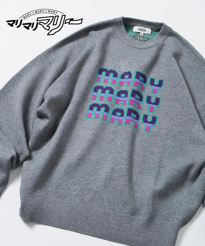 マリマリマリー×PUBLUX MARYロゴジャガードニット【限定展開】 馬裡馬裡瑪麗×PUBLUX MARY標誌提花針織衫