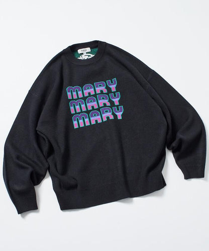マリマリマリー×PUBLUX MARYロゴジャガードニット【限定展開】 馬裡馬裡瑪麗×PUBLUX MARY標誌提花針織衫