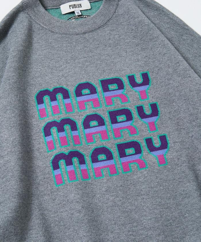 マリマリマリー×PUBLUX MARYロゴジャガードニット【限定展開】 馬裡馬裡瑪麗×PUBLUX MARY標誌提花針織衫