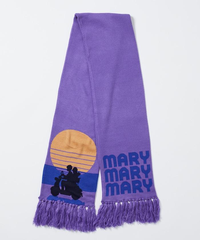 マリマリマリー×PUBLUX END CREDIT 圍巾