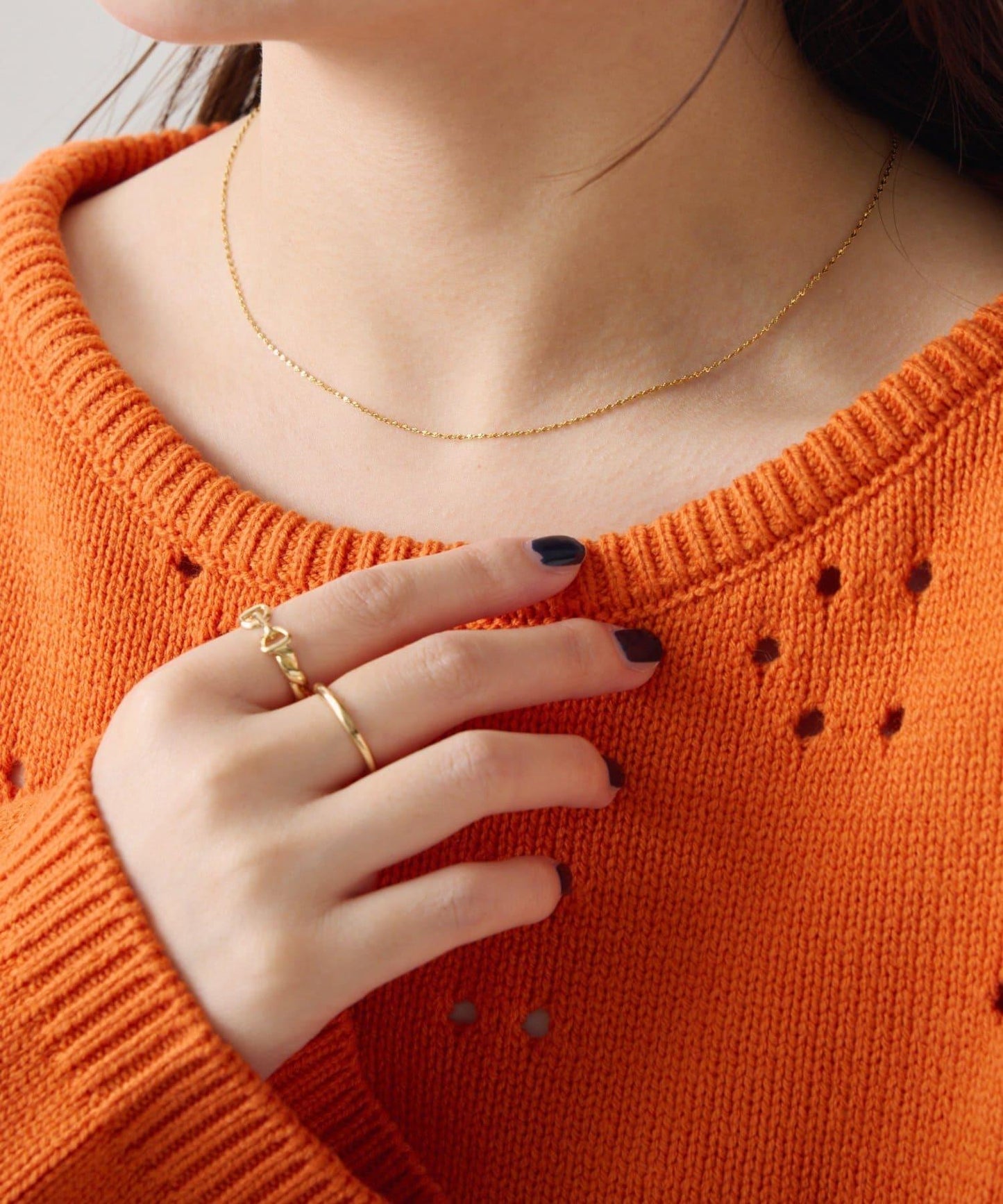 【PAPILLONNER/パピヨネ】不鏽鋼鏈條項鍊