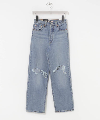 Levi’s 高腰直筒九分牛仔褲