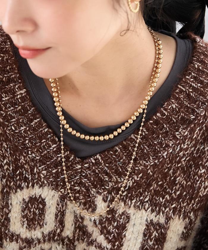 圓珠鏈套裝項鍊