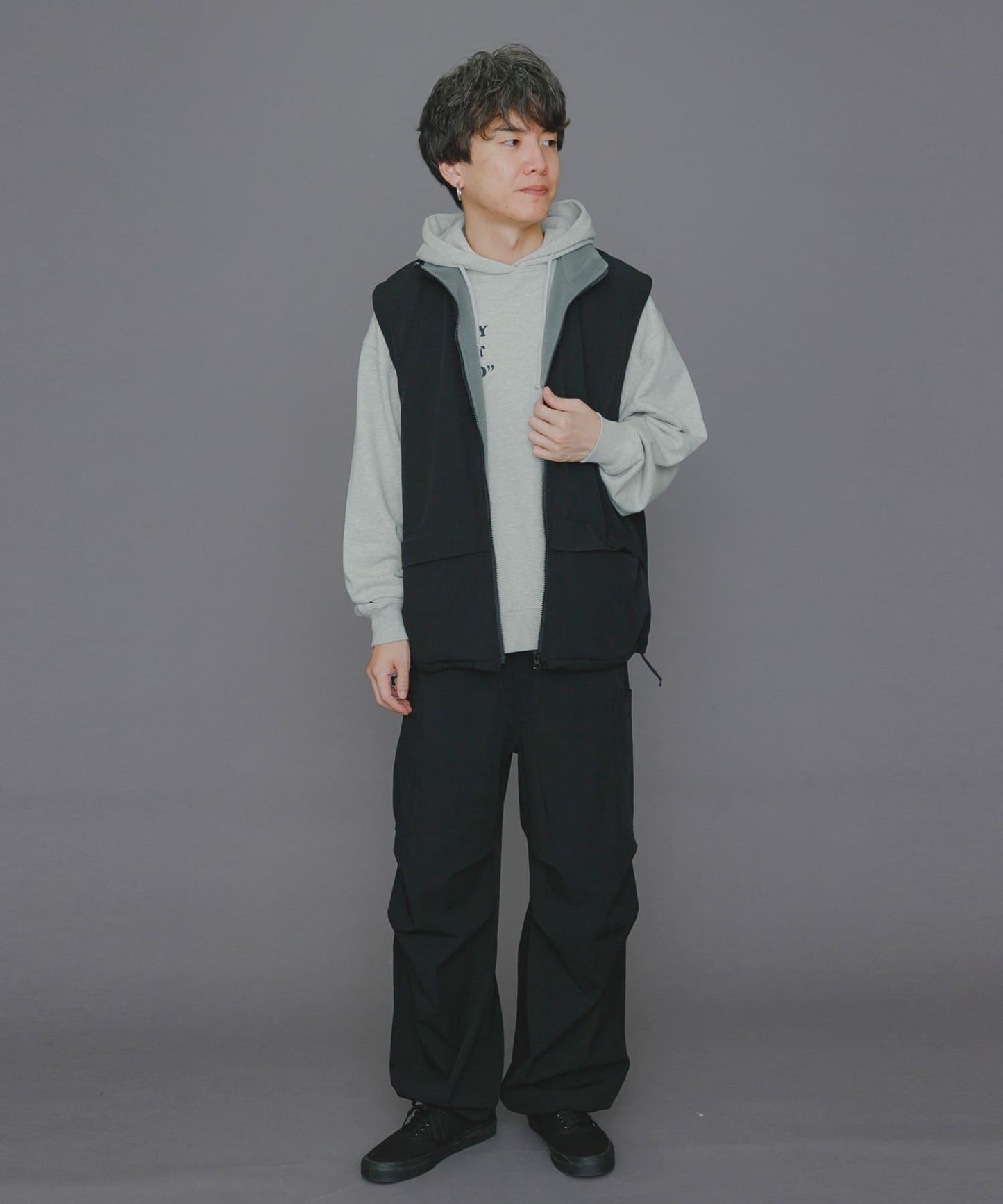 『販売』『男女同款』Uiscel 抓絨內襯拉鍊寬鬆馬甲