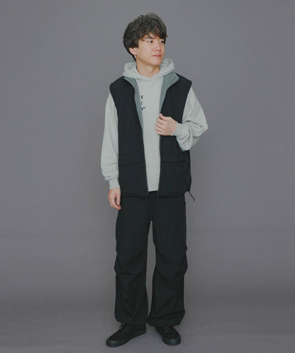 『販売』『男女同款』Uiscel 抓絨內襯拉鍊寬鬆馬甲