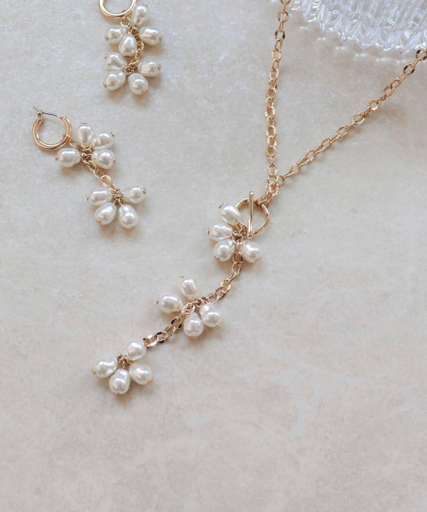 珍珠Y字鏈條項鍊