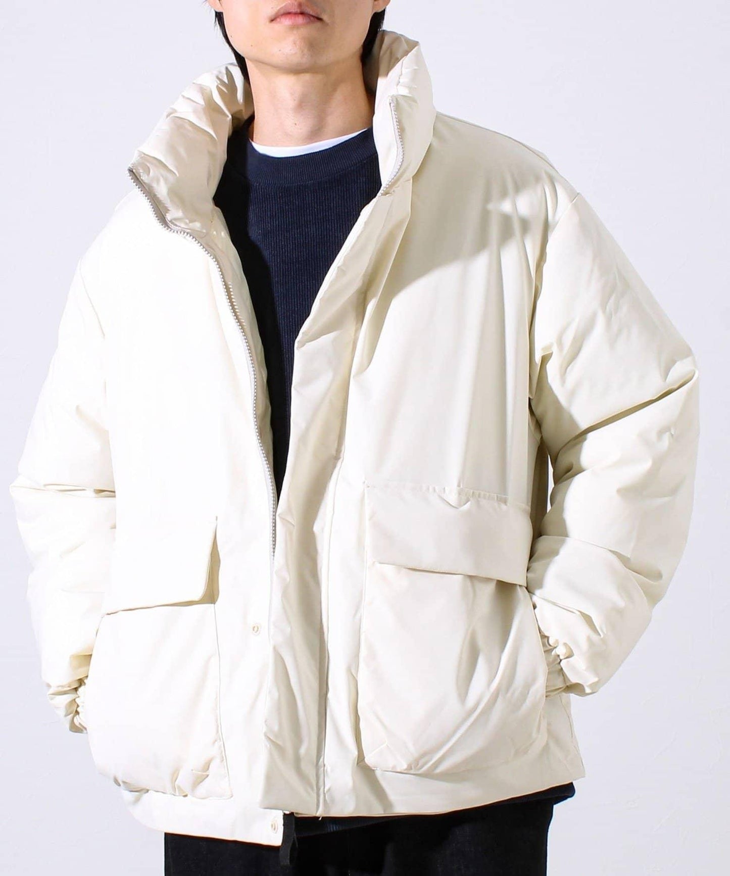 高性價比保暖中棉立領夾克