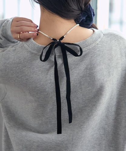 珍珠蝴蝶結項鍊