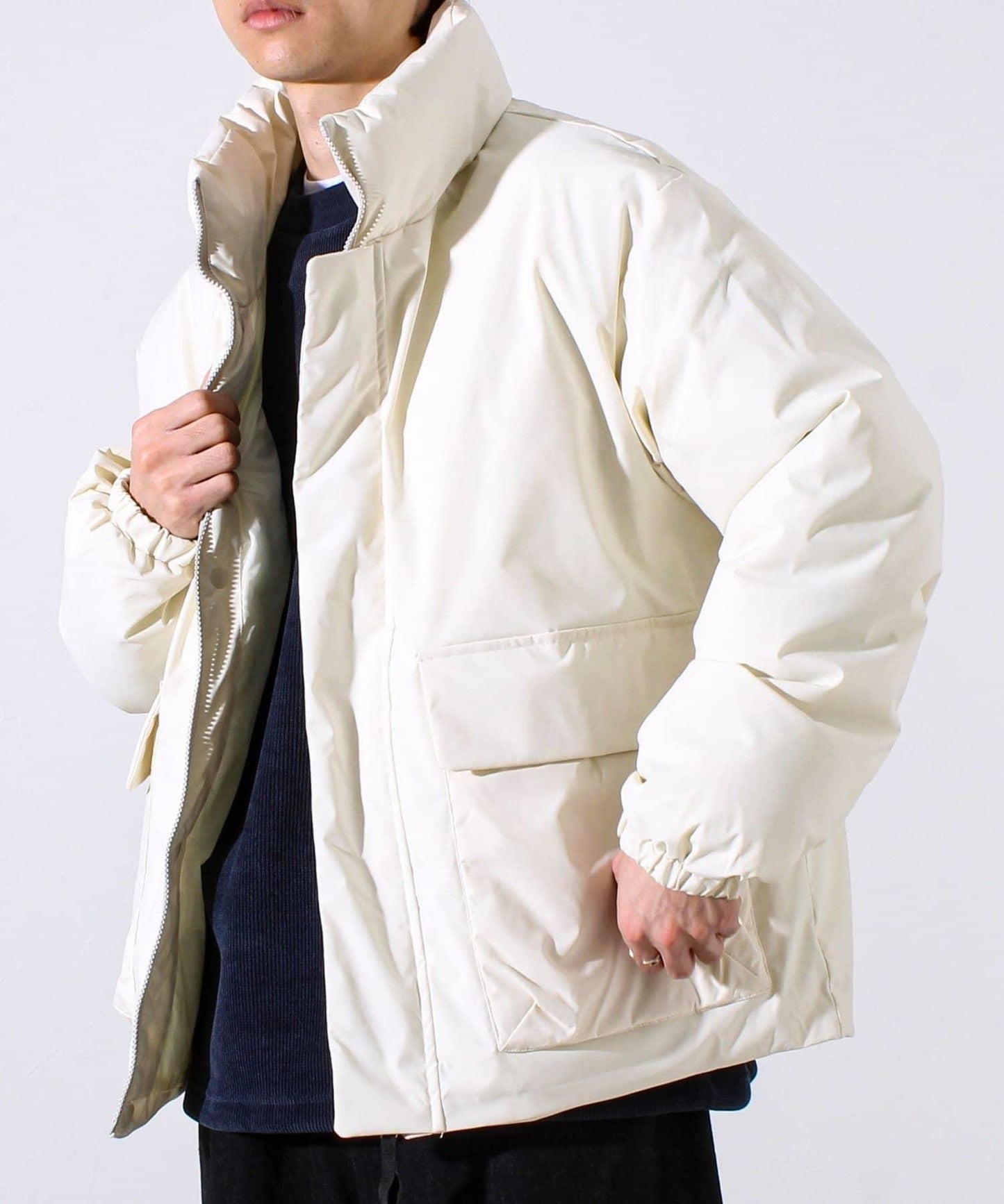 高性價比保暖中棉立領夾克