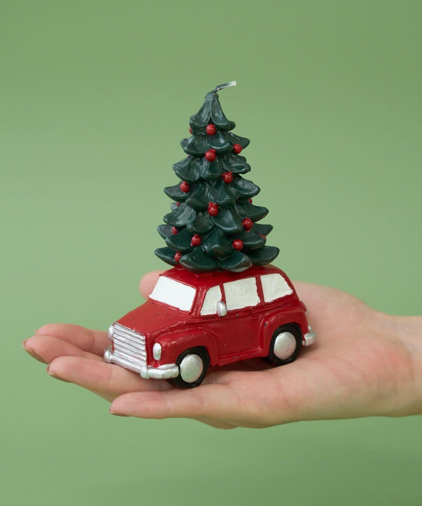 手工蠟燭馬車屋頂樹