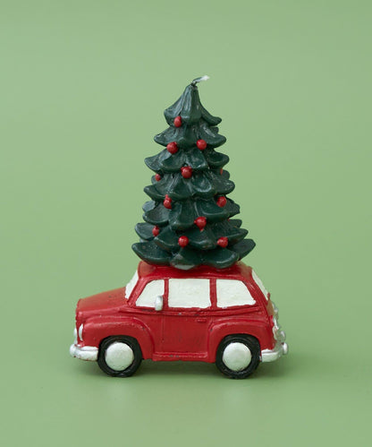 手工蠟燭馬車屋頂樹