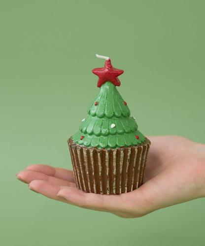 手工蠟燭杯子蛋糕