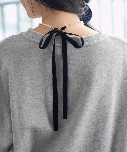 珍珠蝴蝶結項鍊