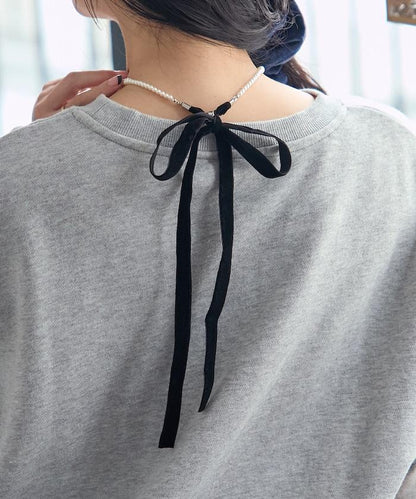 珍珠蝴蝶結項鍊