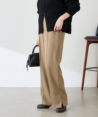 【人氣系列/2尺碼可選】羊毛感直筒褲/禮服