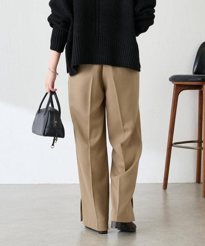【人氣系列/2尺碼可選】羊毛感直筒褲/禮服