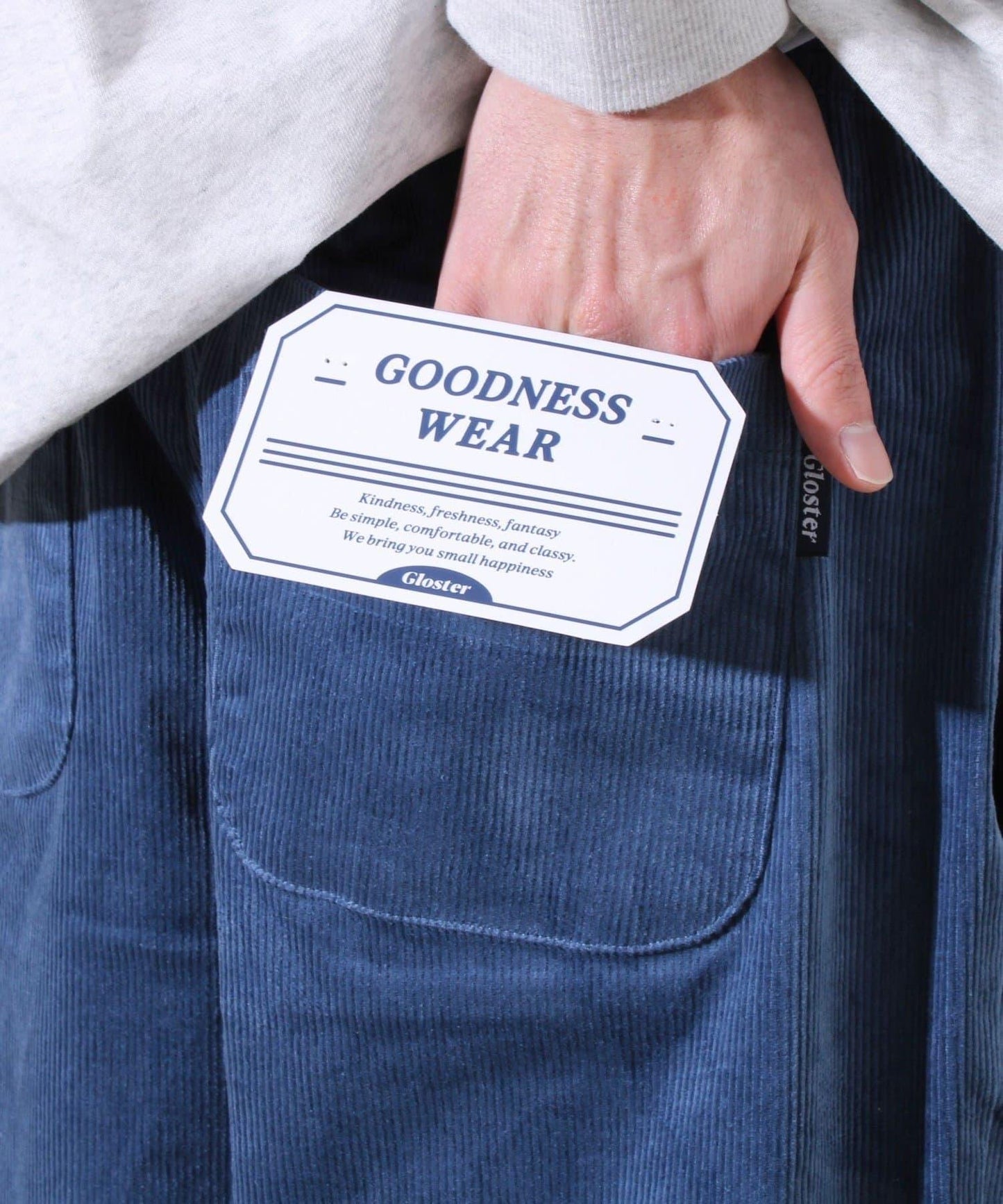 【人氣系列/男女同款/4尺碼/7色可選】GOODNESS燈芯絨長褲