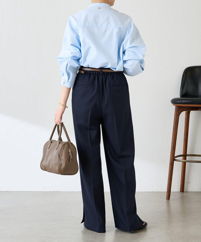 【人氣系列/2尺碼可選】羊毛感直筒褲/禮服