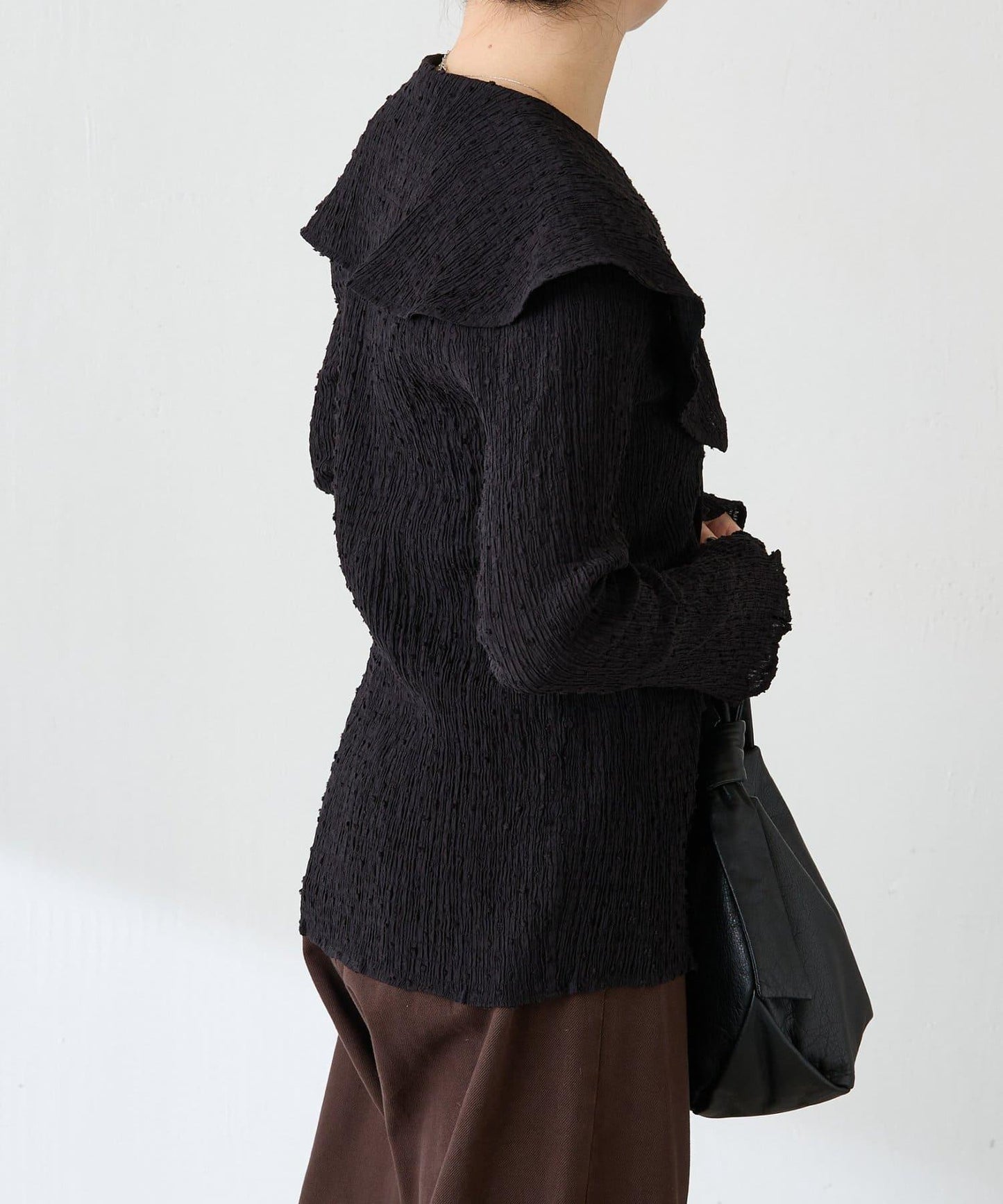 【領子可拆卸】大翻領開衫