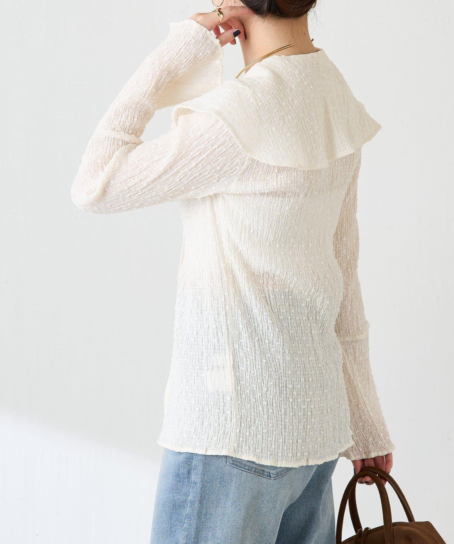 【領子可拆卸】大翻領開衫