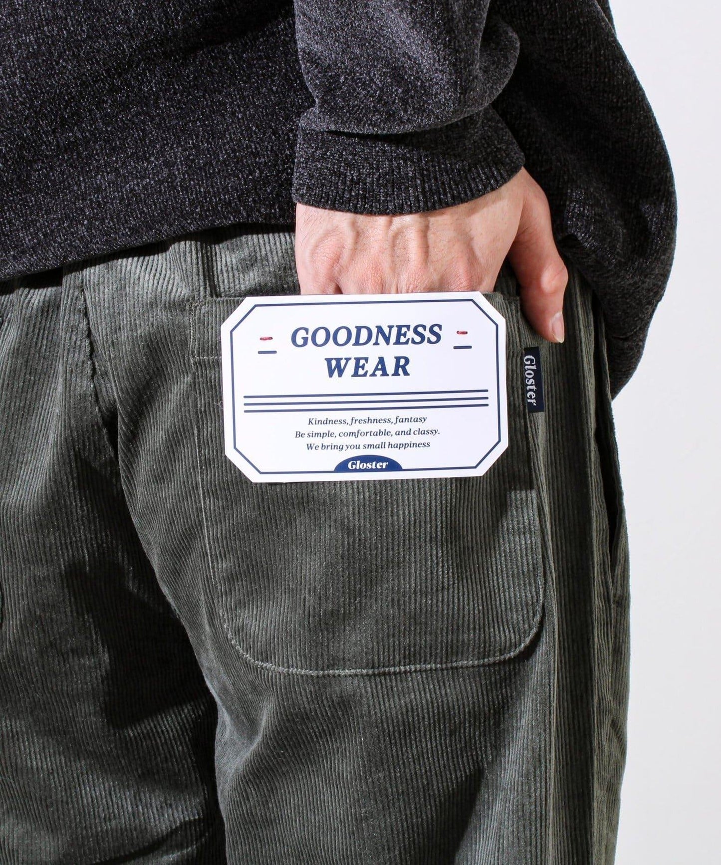 【人氣系列/男女同款/4尺碼/7色可選】GOODNESS燈芯絨長褲