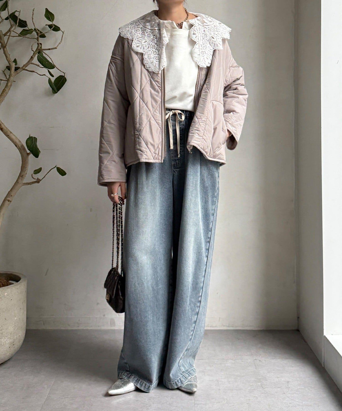 可雙面穿仿毛絎縫大衣