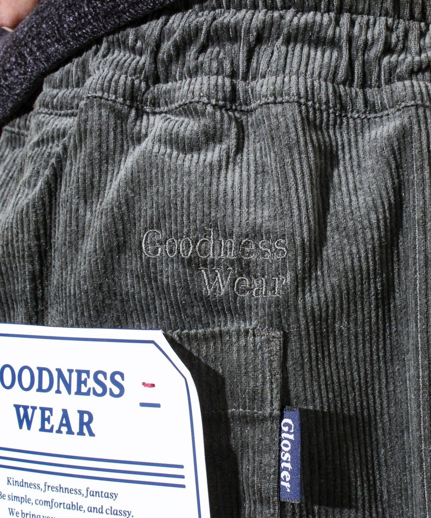 【人氣系列/男女同款/4尺碼/7色可選】GOODNESS燈芯絨長褲