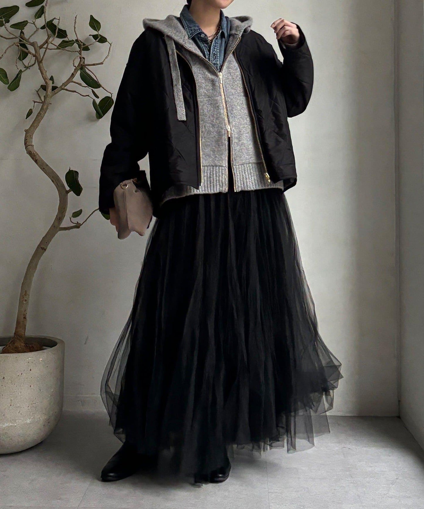 可雙面穿仿毛絎縫大衣