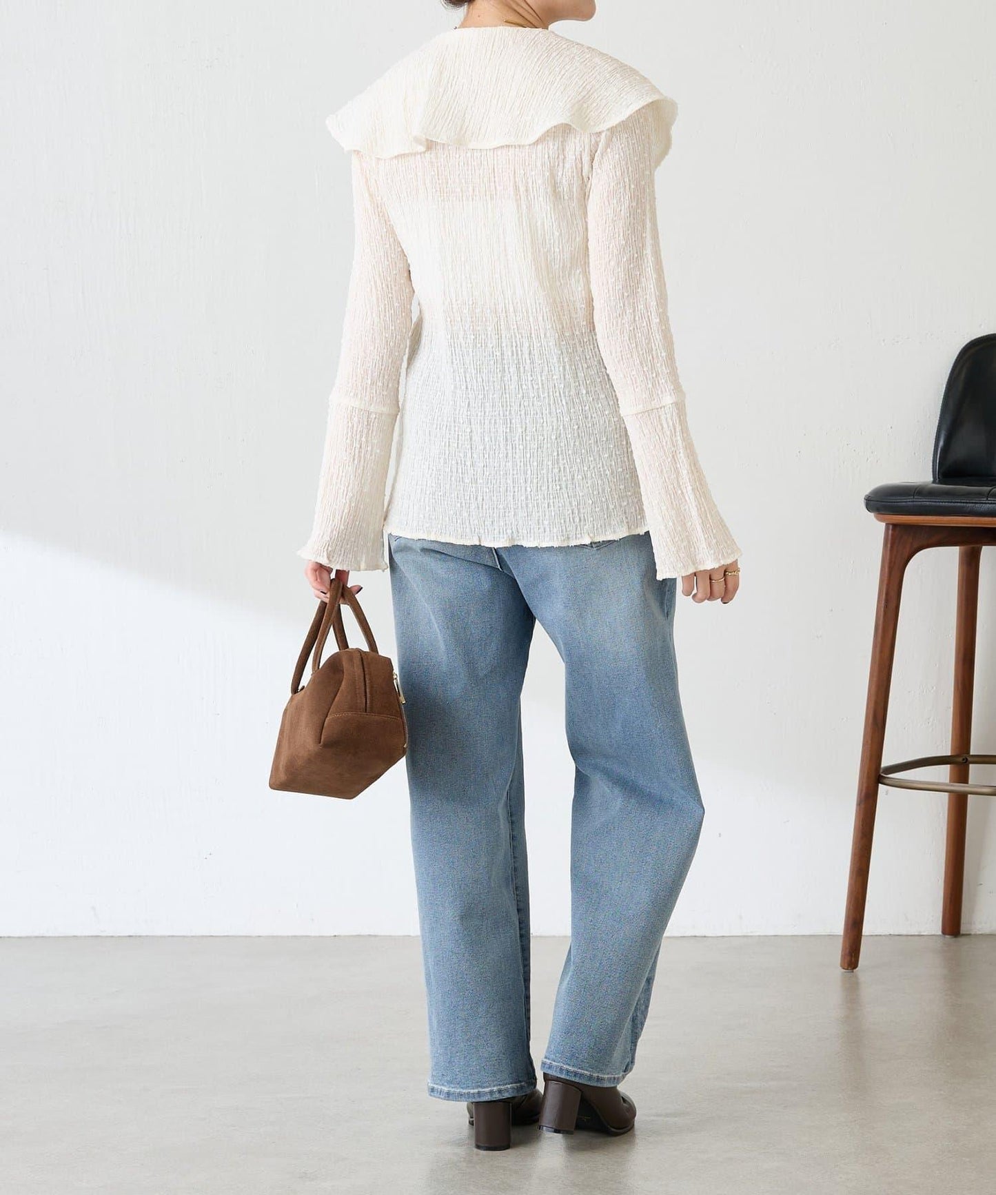 【領子可拆卸】大翻領開衫