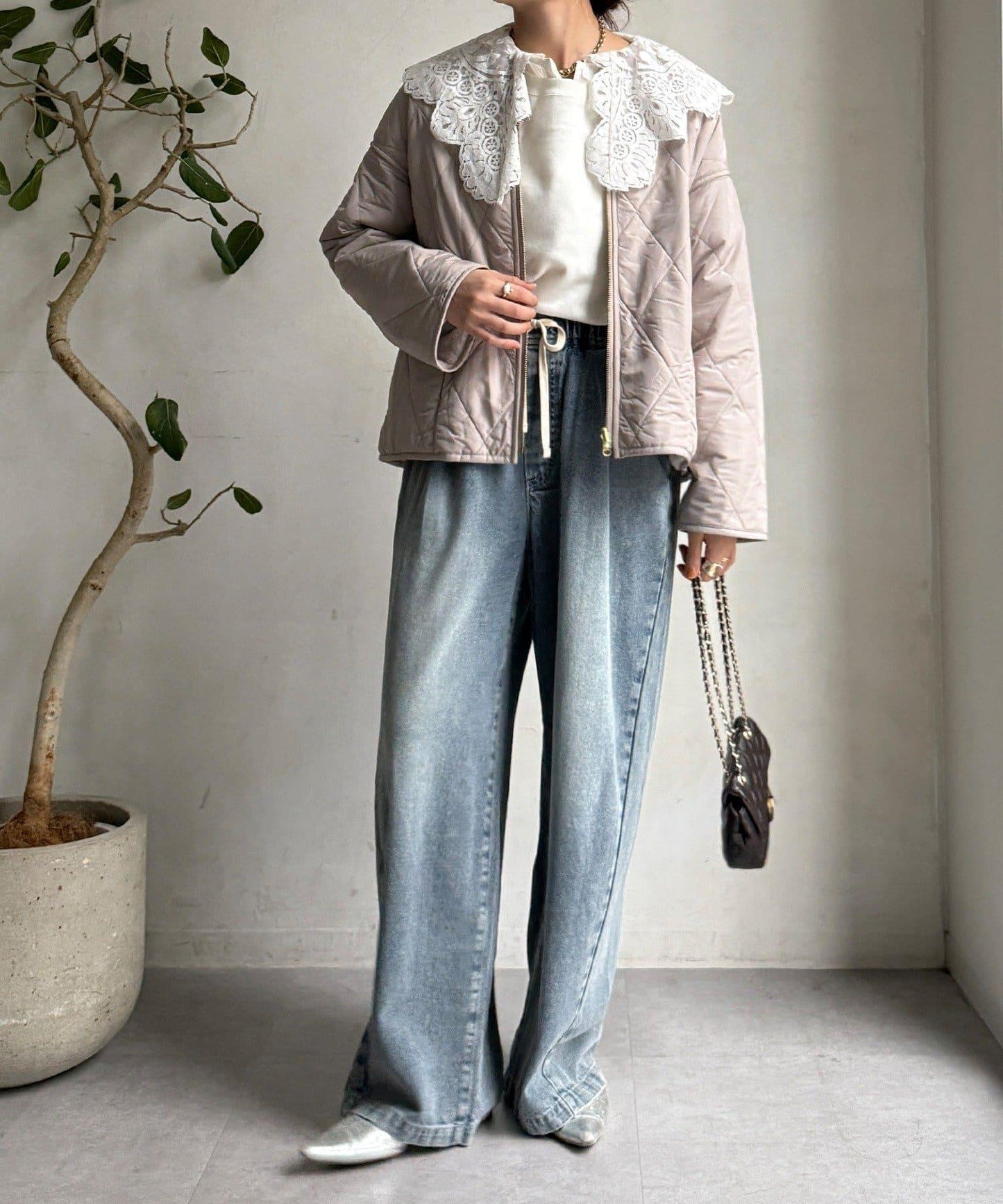 可雙面穿仿毛絎縫大衣