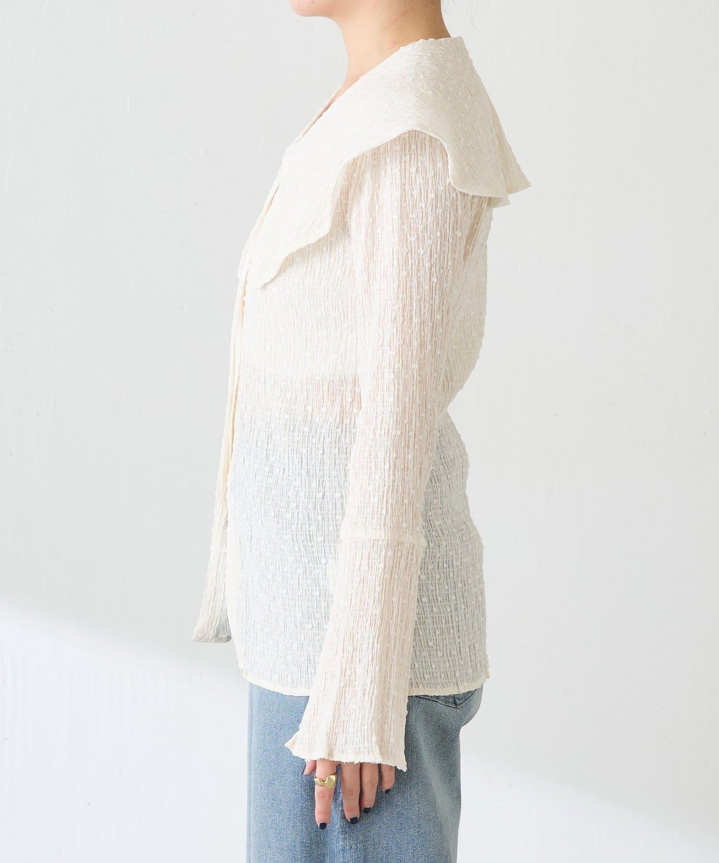 【領子可拆卸】大翻領開衫