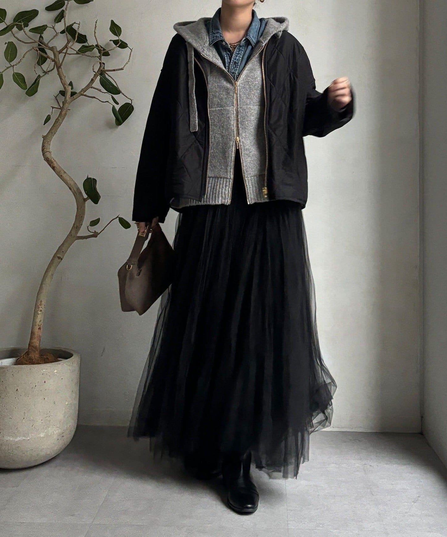 可雙面穿仿毛絎縫大衣