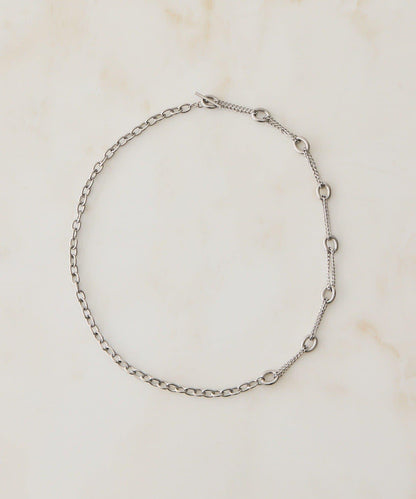 金屬過敏適用/不鏽鋼 跳躍D鏈條項鍊