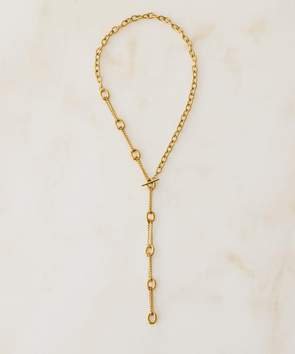 金屬過敏適用/不鏽鋼 跳躍D鏈條項鍊